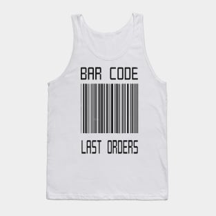 Crypto Matrix Bar Code Charger Tank Top